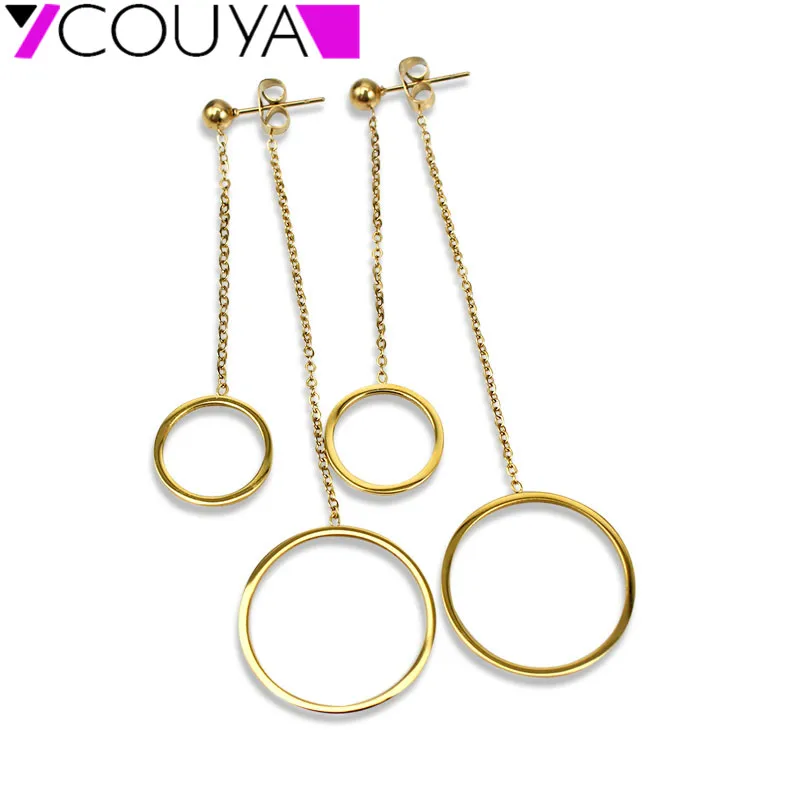 2017 Round Circle Trendy Earrings New Long Dangle Earrings for Woman rose Gold/Silver Color Circle Balls Drop Earrings
2017 Round Circle Trendy Earrings New Long Dangle Earrings for Woman rose Gold/Silver Color Circle Balls Drop Earrings