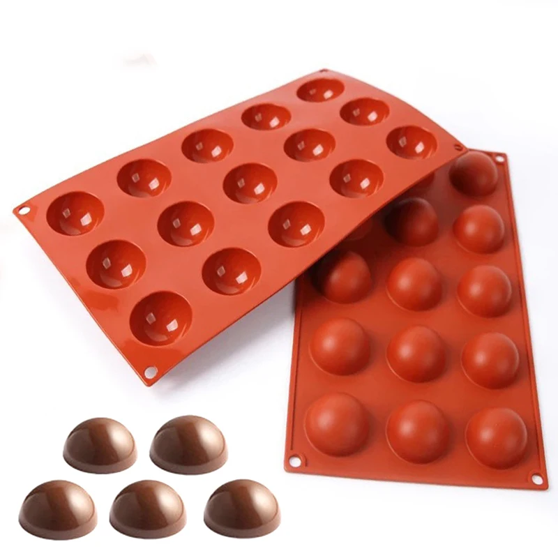 Hemisphere Shape Silicone 24 Holes Food Grade Baking Accessories Chocolate Candy Mold Bakeware Kitchen Gadgets
Hemisphere Shape Silicone 24 Holes Food Grade Baking Accessories Chocolate Candy Mold Bakeware Kitchen Gadgets