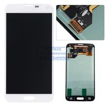 Replacement LCD display touch screen digitizer assembly for Samsung Galaxy S5 SM G900 G900A G900P G900T G900V G900R4 G900F White