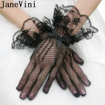 JaneVini Lace Bridal Black Gloves Women Wedding Accessories Wrist Full Finger Weeding Dress Gloves Gants Dentelles Femme Mariage
JaneVini Lace Bridal Black Gloves Women Wedding Accessories Wrist Full Finger Weeding Dress Gloves Gants Dentelles Femme Mariage