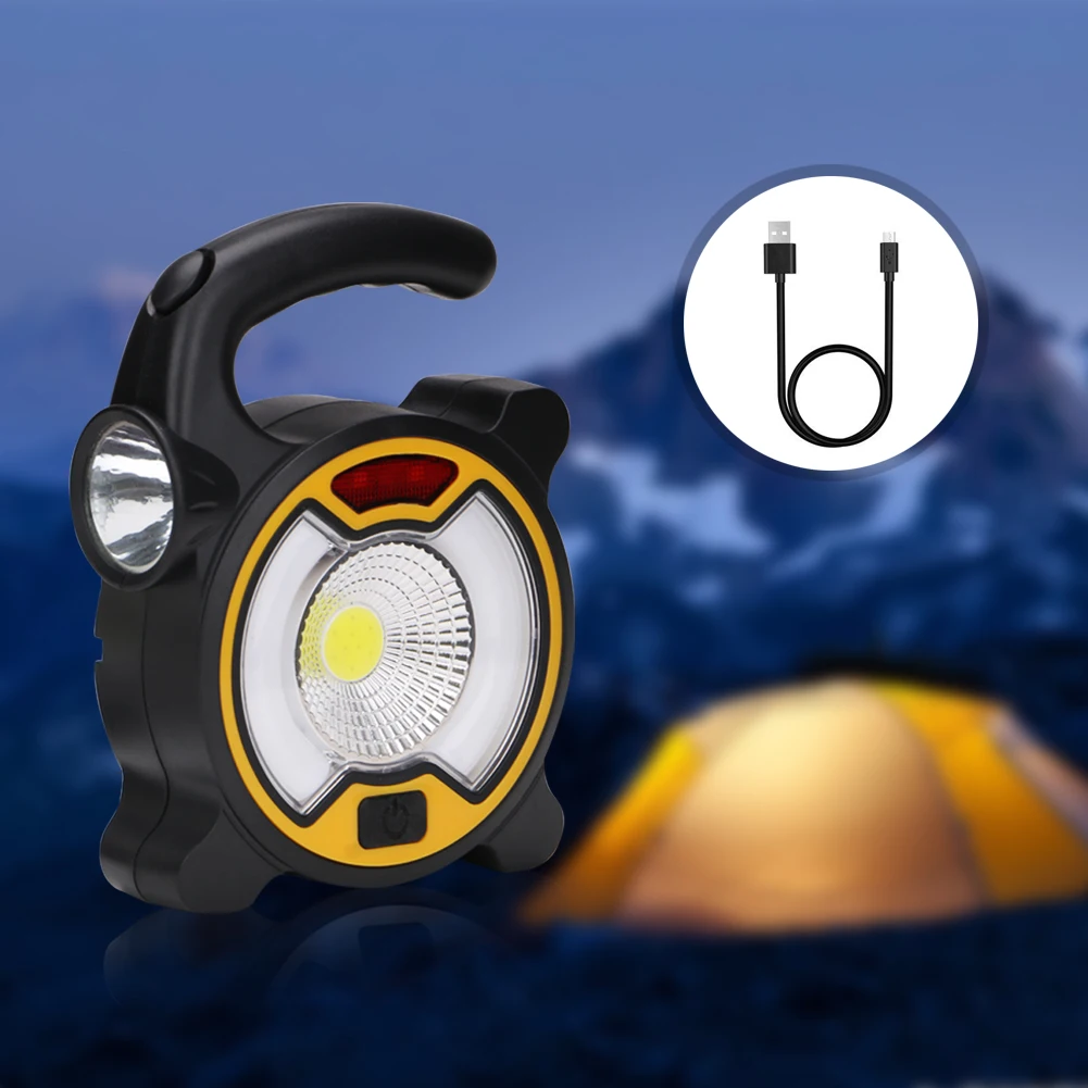 USB Charging COB LED Portable Lantern Outdoor Waterproof 4-Mode Emergency Spotlight Lamp for Working Camping Hiking Tent Light
USB Charging COB LED Portable Lantern Outdoor Waterproof 4-Mode Emergency Spotlight Lamp for Working Camping Hiking Tent Light