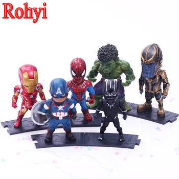 6pcs The Avengers 3 Infinity War Thanos Hulk Iron Man Spiderman POP PVC Action Figures Superheroes Figurines Dolls Kids Toys
6pcs The Avengers 3 Infinity War Thanos Hulk Iron Man Spiderman POP PVC Action Figures Superheroes Figurines Dolls Kids Toys