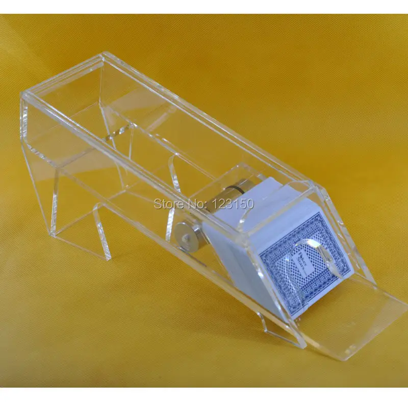 TA-180 Acylic clear, 2015 New high quality cards dealer shoe for 8 decks playing cards
TA-180 Acylic clear, 2015 New high quality cards dealer shoe for 8 decks playing cards
