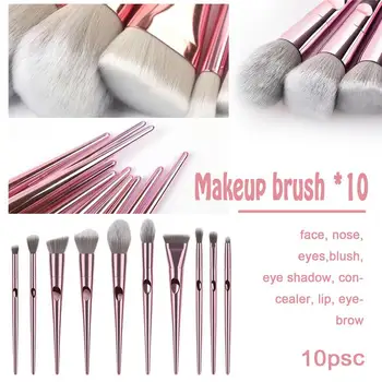 Red Dieny 10pcs/pack Rose Gold Series Makeup Brush Set Nylon Hair Cosmetic Makeup Brush Kit Eye Shadow Brush Kit
Red Dieny 10pcs/pack Rose Gold Series Makeup Brush Set Nylon Hair Cosmetic Makeup Brush Kit Eye Shadow Brush Kit