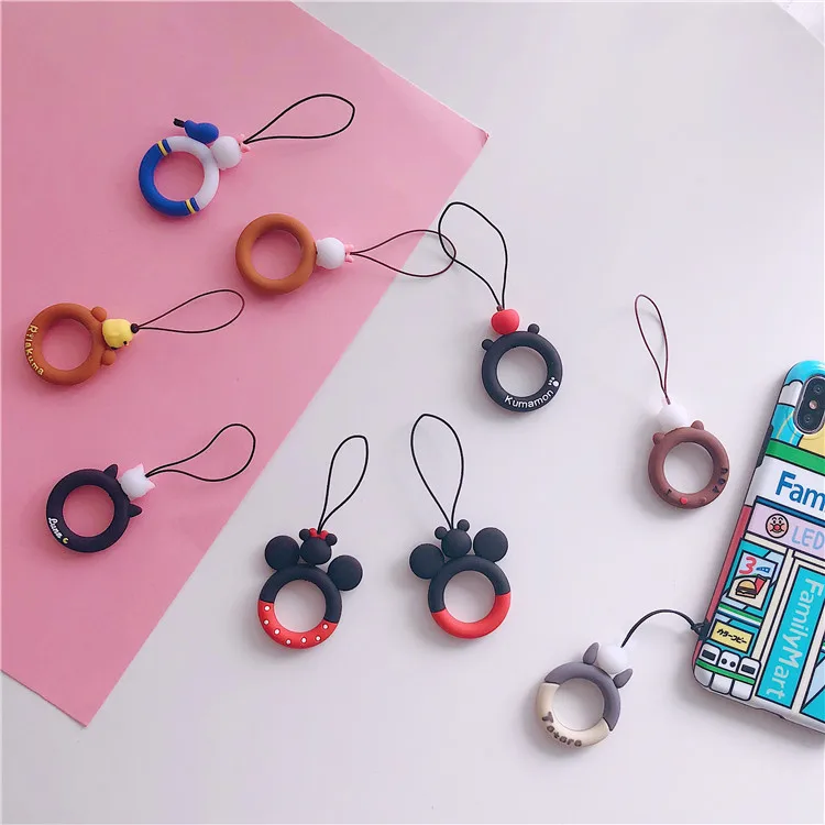 Cute bear Duck phone strap Pendant Mobile Phone Straps cartoon luna cat bear ring strap for iPhone
Cute bear Duck phone strap Pendant Mobile Phone Straps cartoon luna cat bear ring strap for iPhone
