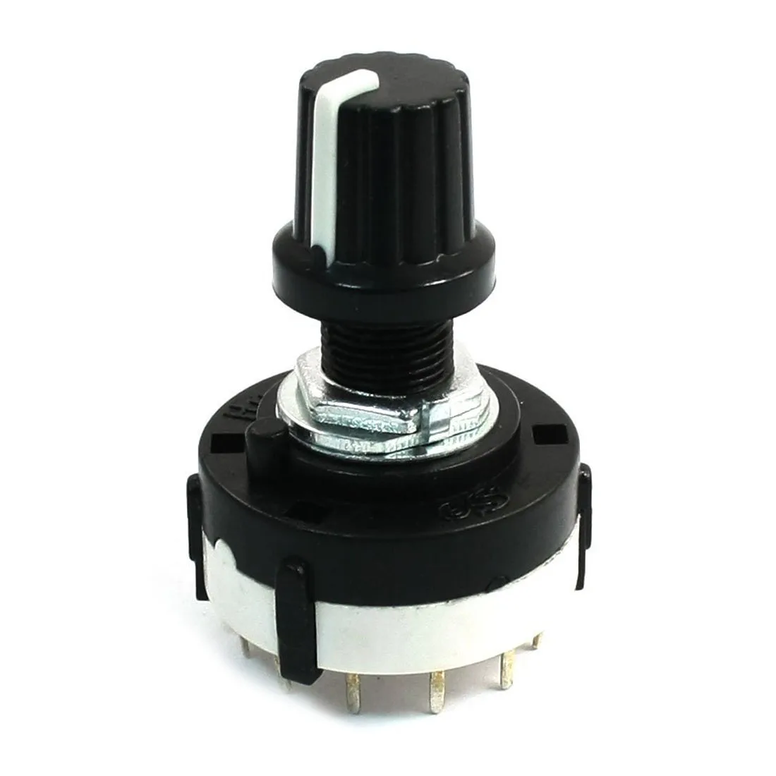 MYLB-4P3T Single Deck Rotary Switch Band Selector 4 Pole 3 Position with Knob Black
MYLB-4P3T Single Deck Rotary Switch Band Selector 4 Pole 3 Position with Knob Black