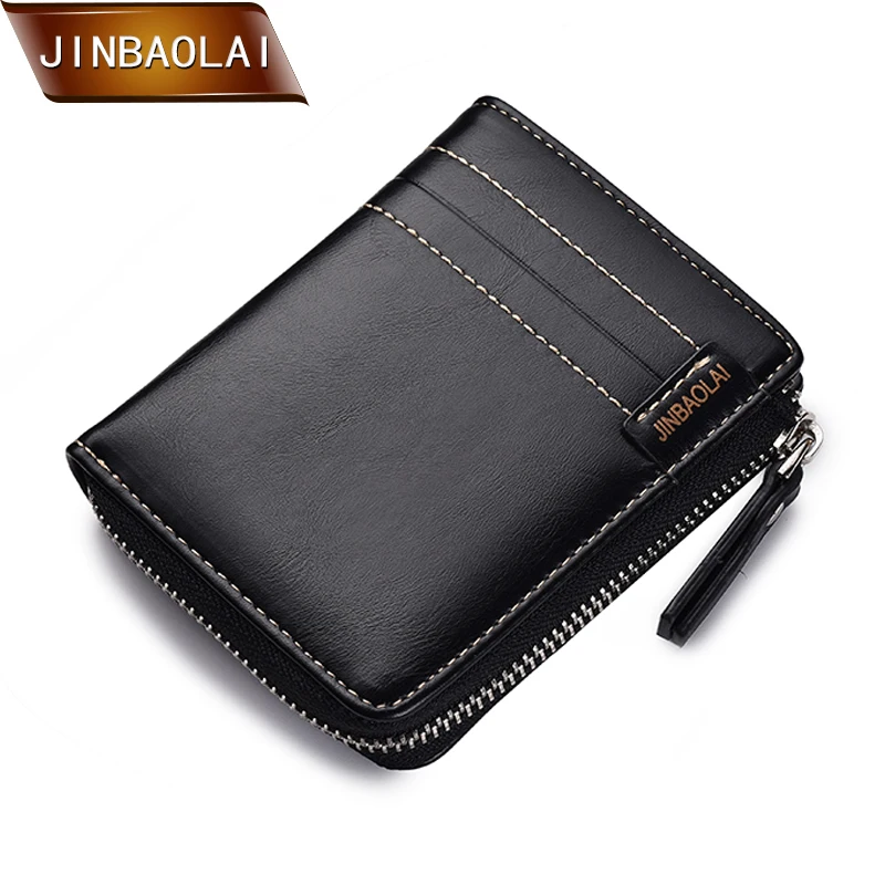 JINBAOLA Men's Small Wallet PU Leather Slim Purse Zipper Design Male Short Card Holder Brand Wallets Coin Pocket Purses Carteira
JINBAOLA Men's Small Wallet PU Leather Slim Purse Zipper Design Male Short Card Holder Brand Wallets Coin Pocket Purses Carteira