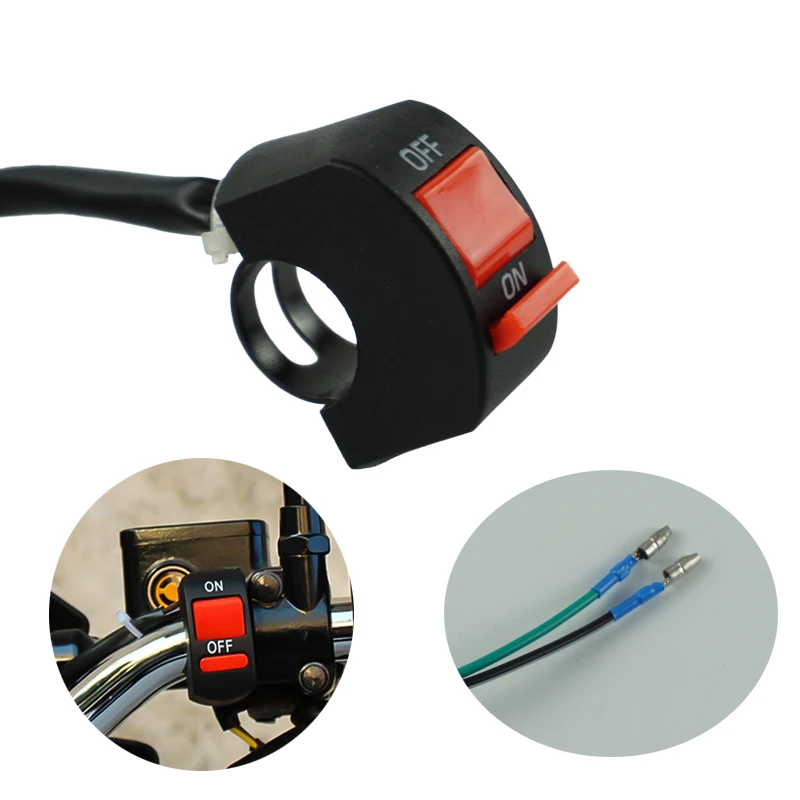 12V Universal Motorcycle Handlebar Flameout Switch ON/OFF Button for Fog Light Headlight Motorbike Accessories Black
12V Universal Motorcycle Handlebar Flameout Switch ON/OFF Button for Fog Light Headlight Motorbike Accessories Black