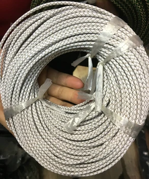 Braided Leather Bolo Cord Round Genuine Leather Strip For Necklace Bracelet White 3mm
Braided Leather Bolo Cord Round Genuine Leather Strip For Necklace Bracelet White 3mm