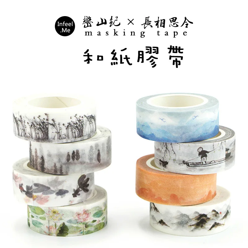 Cute Ancient Fountain Ink Painting Decorative Adhesive Washi Tape Diy Scrapbooking Masking Tape School Office Supply
Cute Ancient Fountain Ink Painting Decorative Adhesive Washi Tape Diy Scrapbooking Masking Tape School Office Supply
