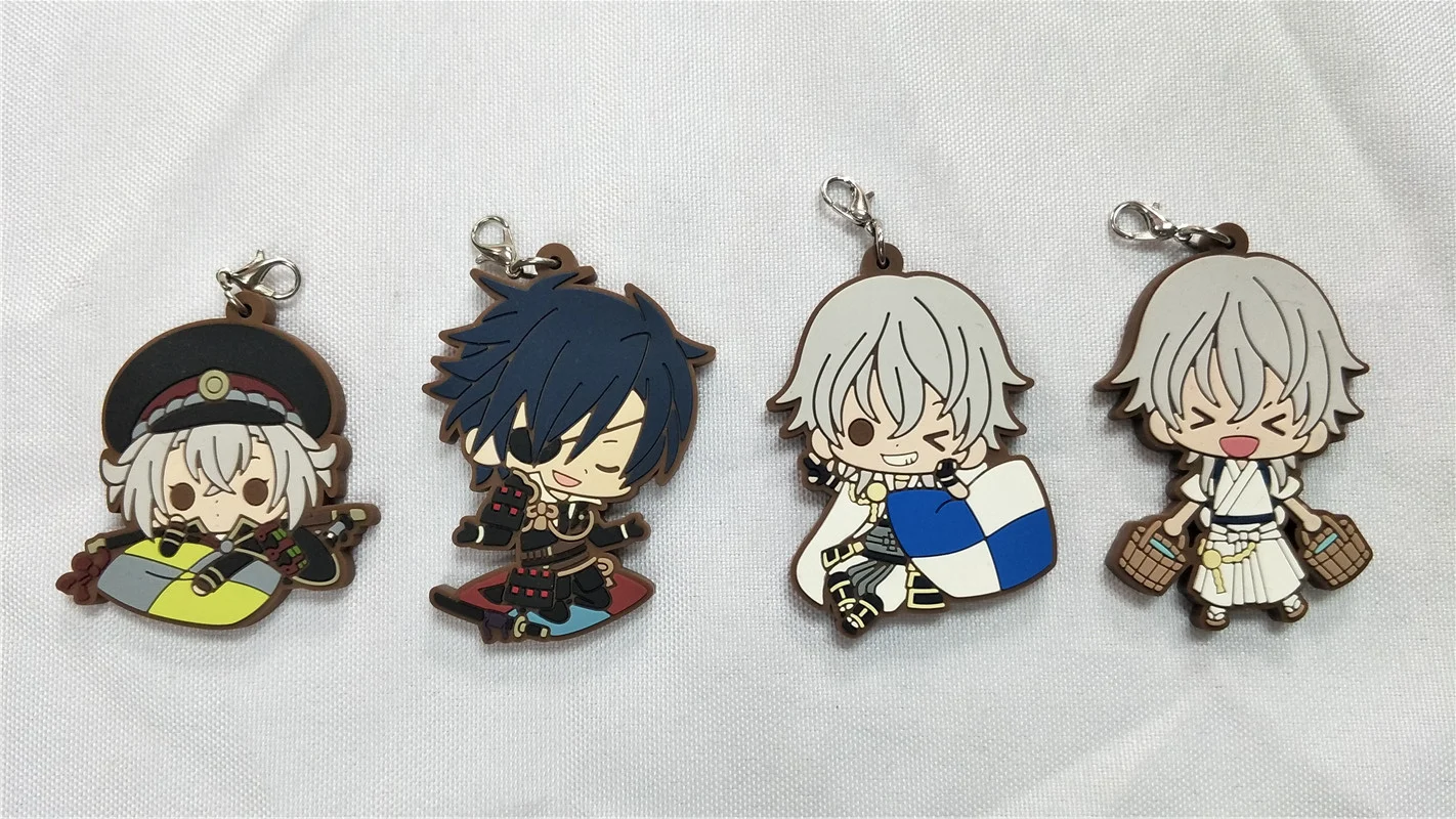 Touken Ranbu Online Action Figure Anime Model Kashuu Kiyomitsu Hotarumaru Tsurumaru Kuninaga Rubber Keychain Pendant Toys 6cm
Touken Ranbu Online Action Figure Anime Model Kashuu Kiyomitsu Hotarumaru Tsurumaru Kuninaga Rubber Keychain Pendant Toys 6cm