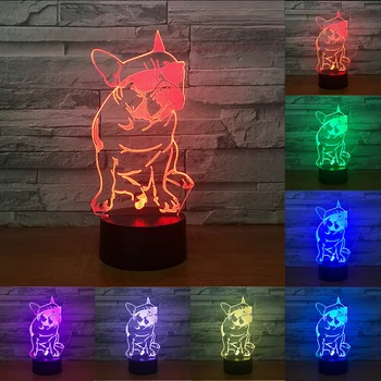 Bulldog Dog 3D Night Lamp Home Decor Lamp Touch/Remote Control Colorful Table Desk Light Birthday Gift For Children Kids Friends
Bulldog Dog 3D Night Lamp Home Decor Lamp Touch/Remote Control Colorful Table Desk Light Birthday Gift For Children Kids Friends