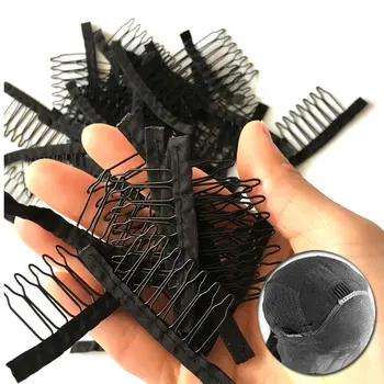Wig Comb With Polyster Cloth 7 Teeth Wig Accessories Hair Wig Combs 10-100Pcs Wholesale Black Lace Wig Clips
Wig Comb With Polyster Cloth 7 Teeth Wig Accessories Hair Wig Combs 10-100Pcs Wholesale Black Lace Wig Clips