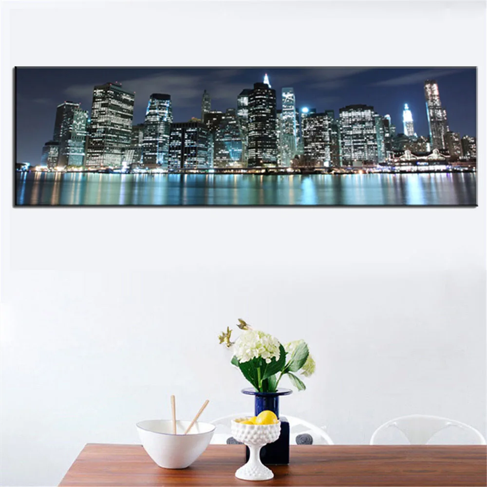 Horizontal Rectangle Modern Wall Paintings City Night View Large Canvas Painting Decorative Picture Wall Art for Home Decoration
Horizontal Rectangle Modern Wall Paintings City Night View Large Canvas Painting Decorative Picture Wall Art for Home Decoration