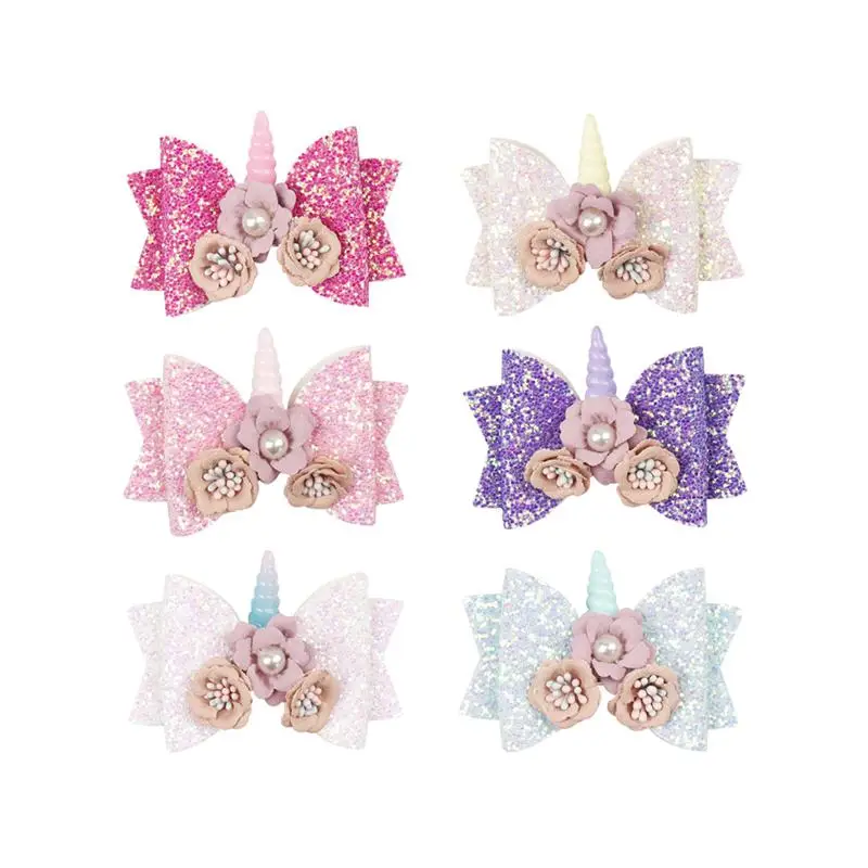 6pcs Hair Pin Cute Adorable Unicorn Flower Bowknot Hair Clips Hair Accessories Hair Barrette for Baby Girls Children Kids
6pcs Hair Pin Cute Adorable Unicorn Flower Bowknot Hair Clips Hair Accessories Hair Barrette for Baby Girls Children Kids