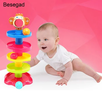 Besegad 5-Tier Ball Drop and Roll Swirling Tower Ramp Toy for Baby Toddler Kids Children Development Educational Toys
Besegad 5-Tier Ball Drop and Roll Swirling Tower Ramp Toy for Baby Toddler Kids Children Development Educational Toys