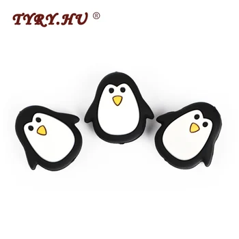 5pc Penguin Animal Silicone Beads Food Grade Cartoon Baby Teether BPA Free Teething Toys DIY Pacifier chain Accessories
5pc Penguin Animal Silicone Beads Food Grade Cartoon Baby Teether BPA Free Teething Toys DIY Pacifier chain Accessories