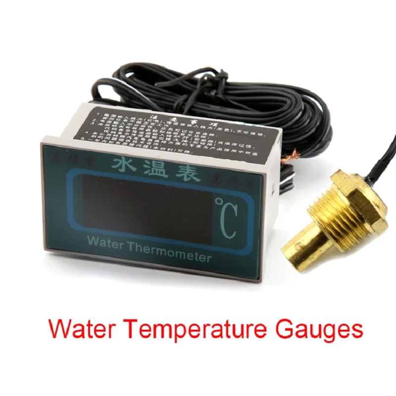 Water Temp Gauges 1PC 12V 24V Universal Digital Water Temperature Gauges for Car Water Temperature Sensor Head Plu motorcycle
Water Temp Gauges 1PC 12V 24V Universal Digital Water Temperature Gauges for Car Water Temperature Sensor Head Plu motorcycle