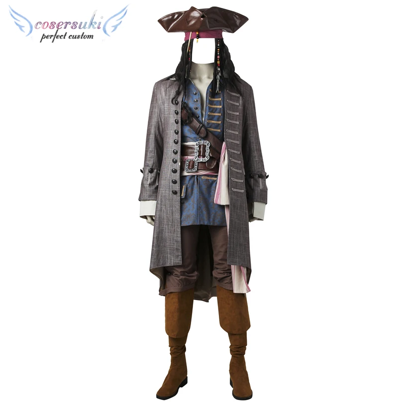 Pirates of the Caribbean: Dead Men Tell No Tales Jack Sparrow Cosplay Costumes Stage Performance Clothes ,Perfect Custom !
Pirates of the Caribbean: Dead Men Tell No Tales Jack Sparrow Cosplay Costumes Stage Performance Clothes ,Perfect Custom !