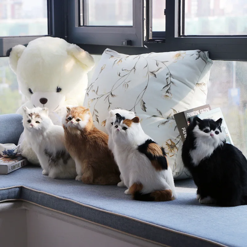 6 Colors Available Real Life Cat Large Size Squatting Colorful Cat Models Realistic Plush Animals Gifts Creative Home Decoration
6 Colors Available Real Life Cat Large Size Squatting Colorful Cat Models Realistic Plush Animals Gifts Creative Home Decoration