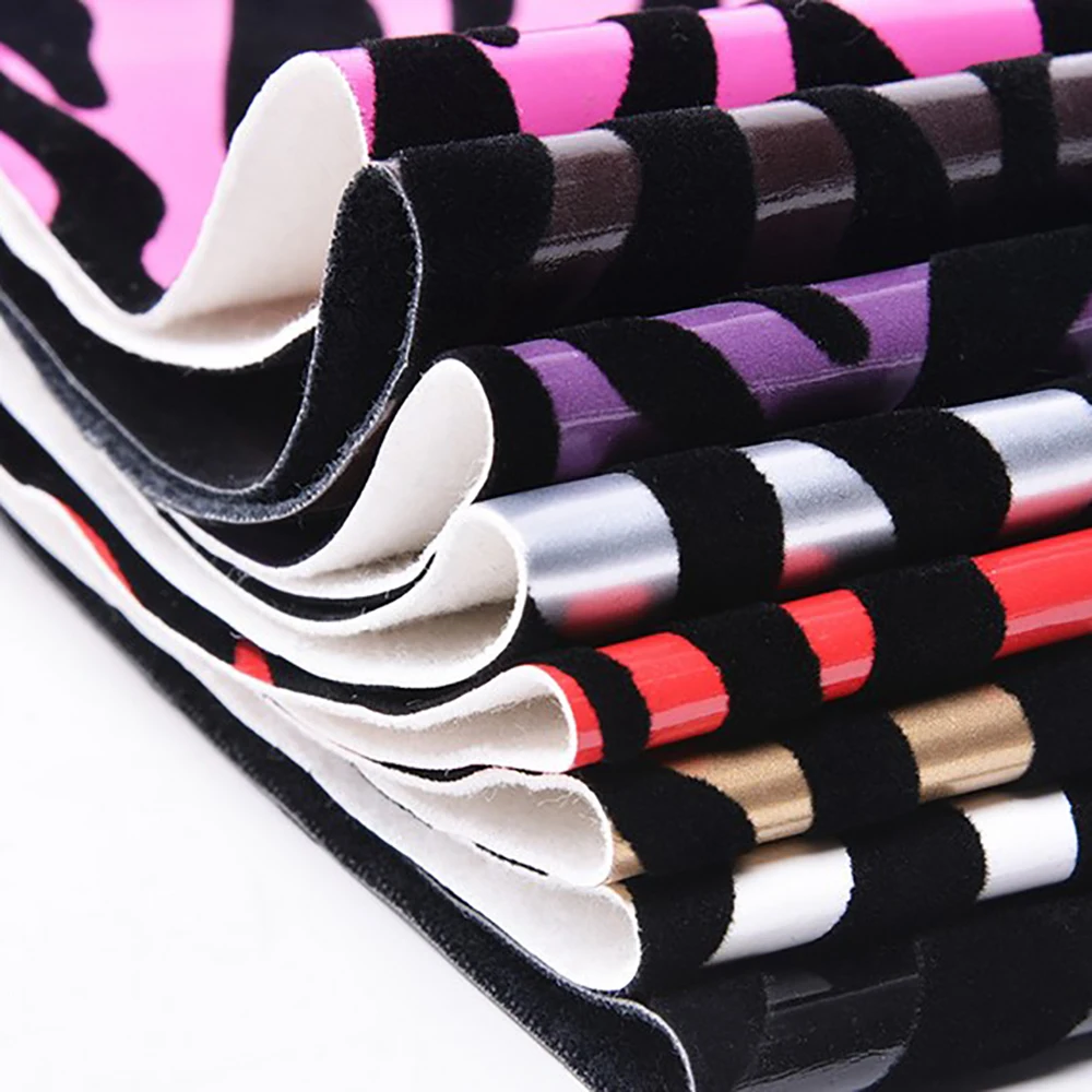 Handmade A4 Zebra Grain Faux Leather Fabric Synthetic Leather for Hair Bow Making DIY Sewing Material for Crafts Wholesales
Handmade A4 Zebra Grain Faux Leather Fabric Synthetic Leather for Hair Bow Making DIY Sewing Material for Crafts Wholesales