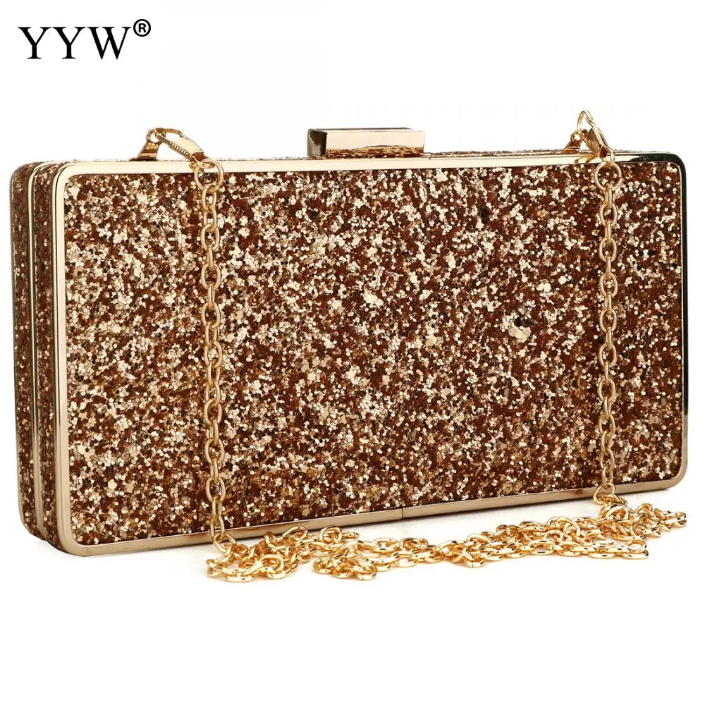 Women gold Clutch Bag Gillter evening woman handbag Purse party bag Luxury prom Party Bags Clutches silver gold bag with chain
Women gold Clutch Bag Gillter evening woman handbag Purse party bag Luxury prom Party Bags Clutches silver gold bag with chain