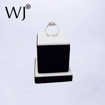 Counter Top Wedding Jewelry Ring Display Stand Holder Tower Jewellery Ring Showcase Organizer Rack White and Black Shop Decorate 
Counter Top Wedding Jewelry Ring Display Stand Holder Tower Jewellery Ring Showcase Organizer Rack White and Black Shop Decorate