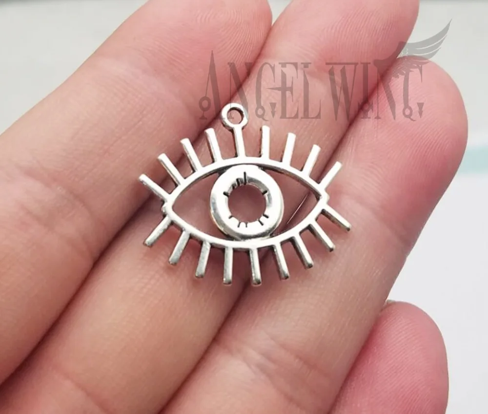 20pcs/lot--25x22mm,eye chams, Antique silver plated Hollow Eye charms,DIY supplies, Jewelry accessories
20pcs/lot--25x22mm,eye chams, Antique silver plated Hollow Eye charms,DIY supplies, Jewelry accessories