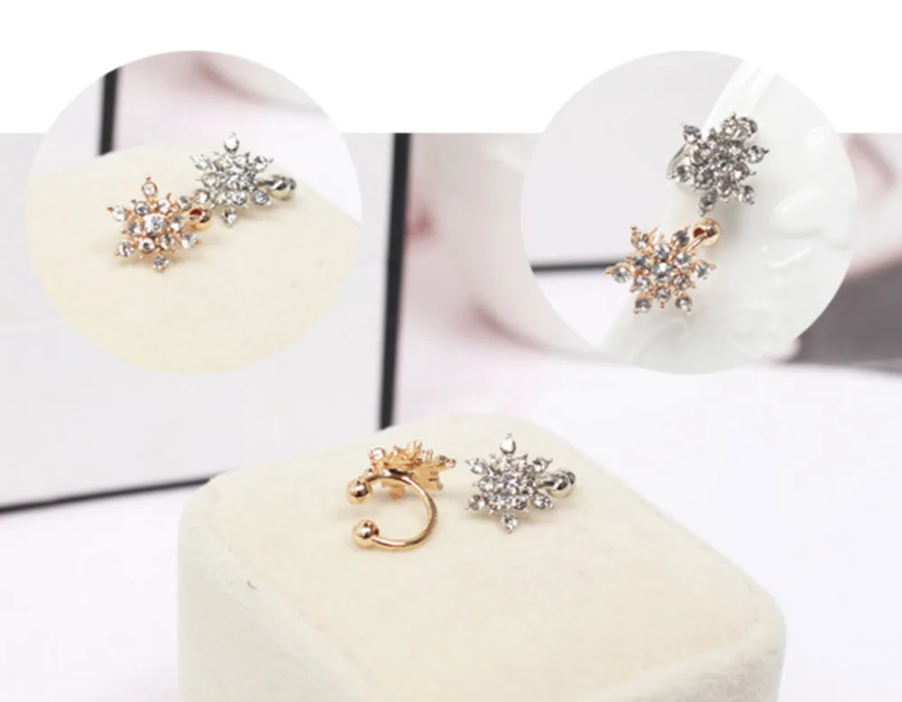 New Arrival 1pc Celebrity Jewelry Outstanding Crystal Snowflake Earring No Pierced Ear Clip Gift Drop Shipping EAR-0757
New Arrival 1pc Celebrity Jewelry Outstanding Crystal Snowflake Earring No Pierced Ear Clip Gift Drop Shipping EAR-0757