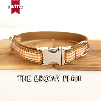 10pcs/lot MUTTCO wholesale exclusive design handmade England style dog collar THE BROWN PLAID bright dog collars 5 sizes UDC013
10pcs/lot MUTTCO wholesale exclusive design handmade England style dog collar THE BROWN PLAID bright dog collars 5 sizes UDC013