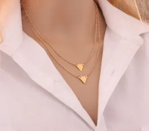 AliExpress explosion models 2016 new European style fashion street shoot double triangle necklace wholesale manufacturers
AliExpress explosion models 2016 new European style fashion street shoot double triangle necklace wholesale manufacturers
