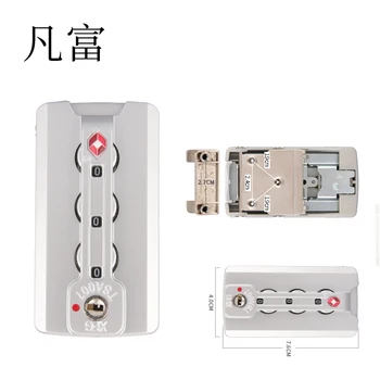 TAS Luggage Suitcase Travel Code Lock zinc alloy material Combination Secure Approved 3 Digit Combinations Silver Customs lock
TAS Luggage Suitcase Travel Code Lock zinc alloy material Combination Secure Approved 3 Digit Combinations Silver Customs lock