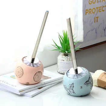 1Pcs Toilet Brush holder Creative Bathroom Toilet Stainless Steel Cleaning Brush Holder Set with ceramic Base mx4121920 
1Pcs Toilet Brush holder Creative Bathroom Toilet Stainless Steel Cleaning Brush Holder Set with ceramic Base mx4121920