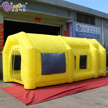 6x3x2.5m portable inflatable spray paint booth with yellow color 20feet long toy tent
6x3x2.5m portable inflatable spray paint booth with yellow color 20feet long toy tent