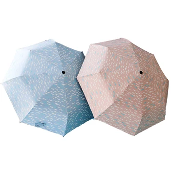 Women Fashion Fish Cartoon Three Folding Umbrella Anti-UV Sunscreen Man's Umbrella Sunny/Rain Women Gear Tool Parasol parapluie
Women Fashion Fish Cartoon Three Folding Umbrella Anti-UV Sunscreen Man's Umbrella Sunny/Rain Women Gear Tool Parasol parapluie