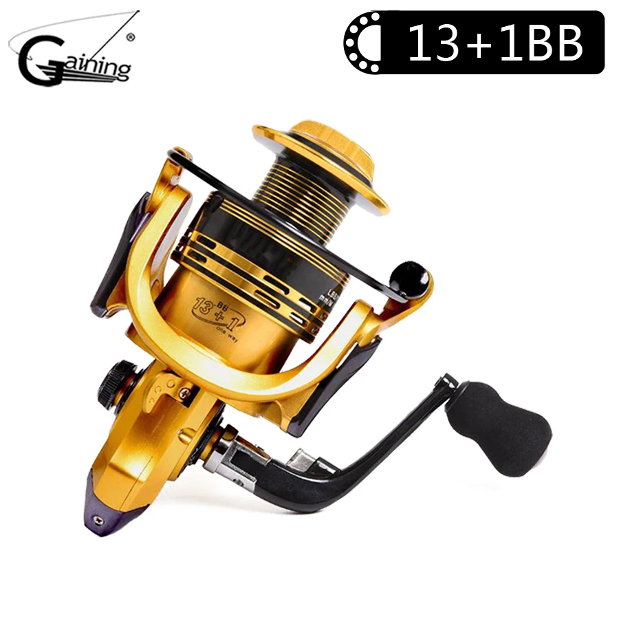 Gaining 4.7:1 5.1:1 High Speed Spinning Reels 13+1BB Spinning Fishing Reel Carp Fishing Tackle Metal Fish Wheel
Gaining 4.7:1 5.1:1 High Speed Spinning Reels 13+1BB Spinning Fishing Reel Carp Fishing Tackle Metal Fish Wheel