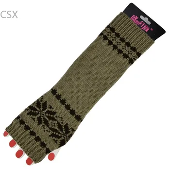 MwOiiOwM New Fashion Women's Snow Pattern Braided Knit Fingerless Arm Long Gloves Warmer free shipping
MwOiiOwM New Fashion Women's Snow Pattern Braided Knit Fingerless Arm Long Gloves Warmer free shipping