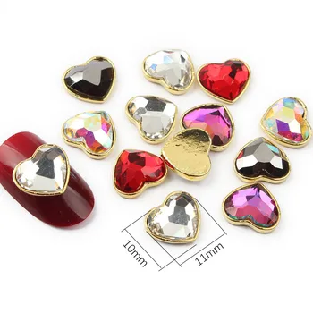 Heart Shape Design Glass Crystal Mix color Rhinestones Gems Alloy Metal 3D Tips DIY jewelry Accessories Nail Art Decoration Tool
Heart Shape Design Glass Crystal Mix color Rhinestones Gems Alloy Metal 3D Tips DIY jewelry Accessories Nail Art Decoration Tool