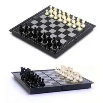 Can Play Pocket Plastic Chess Travel Magnetic Chess Set Mini Portable Folding Chess Board For kid 32 Pieces Folding Magnetism
Can Play Pocket Plastic Chess Travel Magnetic Chess Set Mini Portable Folding Chess Board For kid 32 Pieces Folding Magnetism