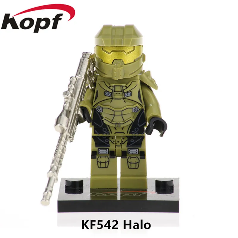 KF542 Single Sale With Real Metal Weapon Series Halo Spartan Solider Action Warrior Building Blocks For Children Gift Toys
KF542 Single Sale With Real Metal Weapon Series Halo Spartan Solider Action Warrior Building Blocks For Children Gift Toys