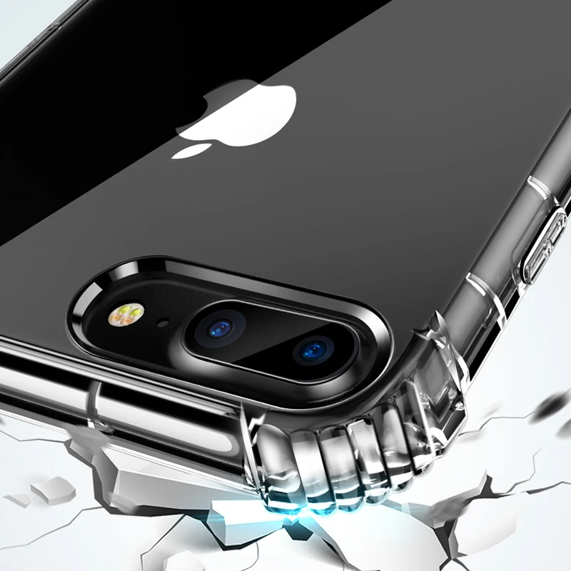 CAPSSICUM Anti-knock Soft Clear case for iPhone 7 8 PLUS Air Bag TPU Anti-slip Silicone Shockproof Cover Transparent 7Plus 8Plus 
CAPSSICUM Anti-knock Soft Clear case for iPhone 7 8 PLUS Air Bag TPU Anti-slip Silicone Shockproof Cover Transparent 7Plus 8Plus