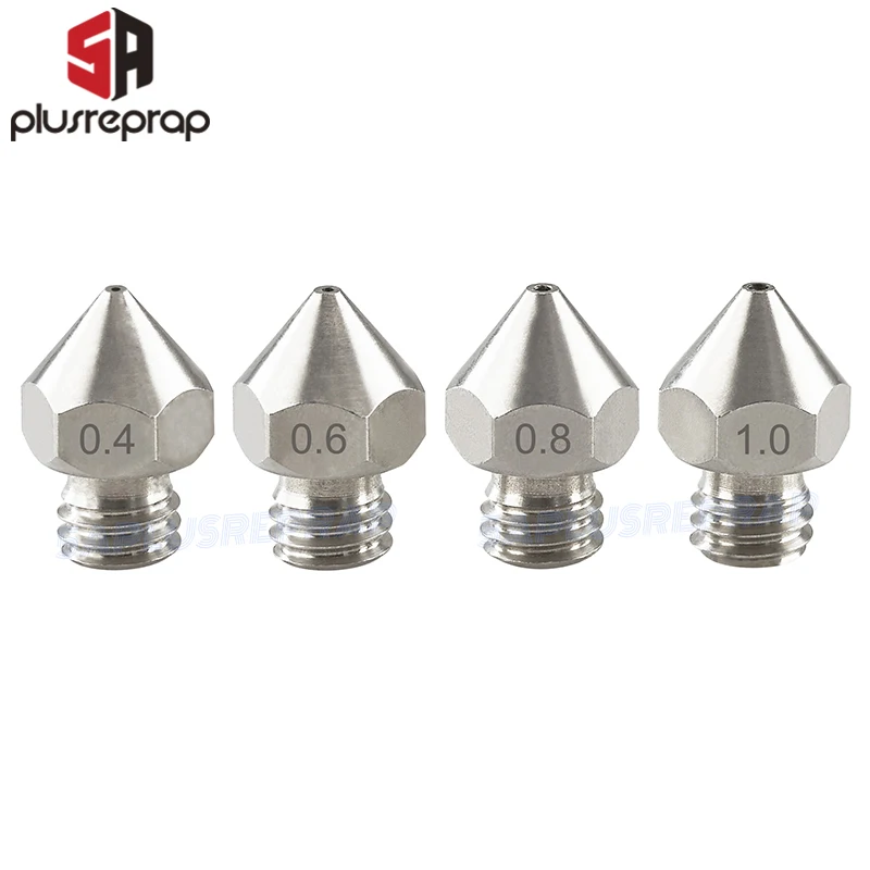 Stainless Steel MK8 Nozzles for 3D Printers Swiss Hotend 1.75MM Filament J-head CR10 Heat Block Ender3 M6 Thread
Stainless Steel MK8 Nozzles for 3D Printers Swiss Hotend 1.75MM Filament J-head CR10 Heat Block Ender3 M6 Thread
