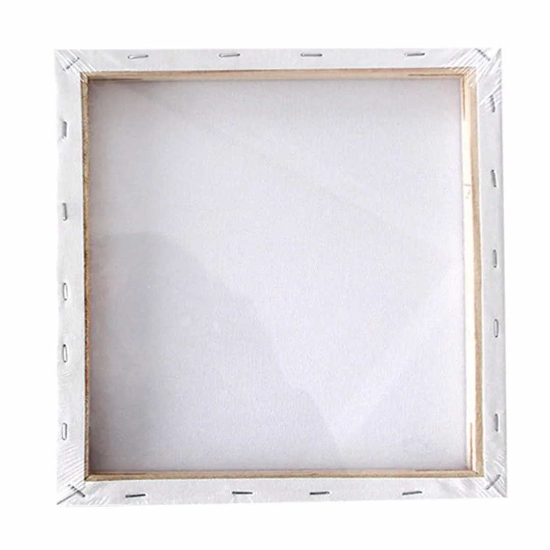 1pc Small Art Board White Blank Square Artist Canvas Wooden Board Frame Primed For Oil Acrylic Paint Mayitr Painting Boards