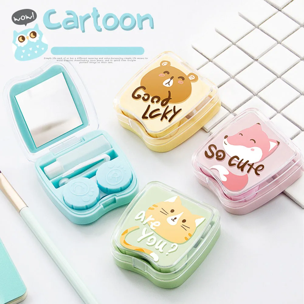AudWhale Cartoon Lens Container With Mirror Portable Cute Contact Lens Case Square Women Contact Lens Container Case
AudWhale Cartoon Lens Container With Mirror Portable Cute Contact Lens Case Square Women Contact Lens Container Case
