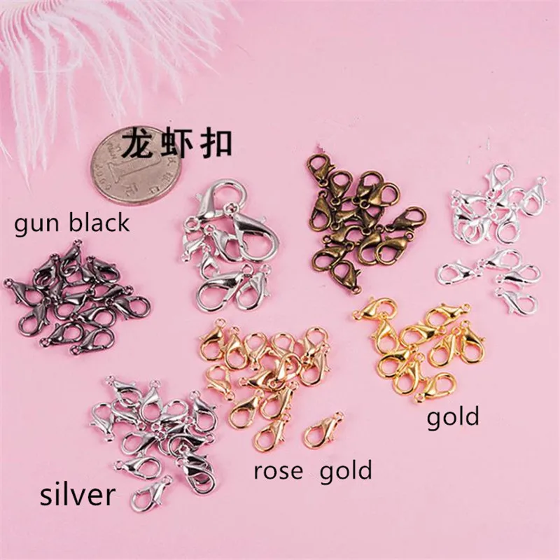 12mm imitation copper lobster clasp necklace connection buckle DIY handmade jewelry accessories
12mm imitation copper lobster clasp necklace connection buckle DIY handmade jewelry accessories