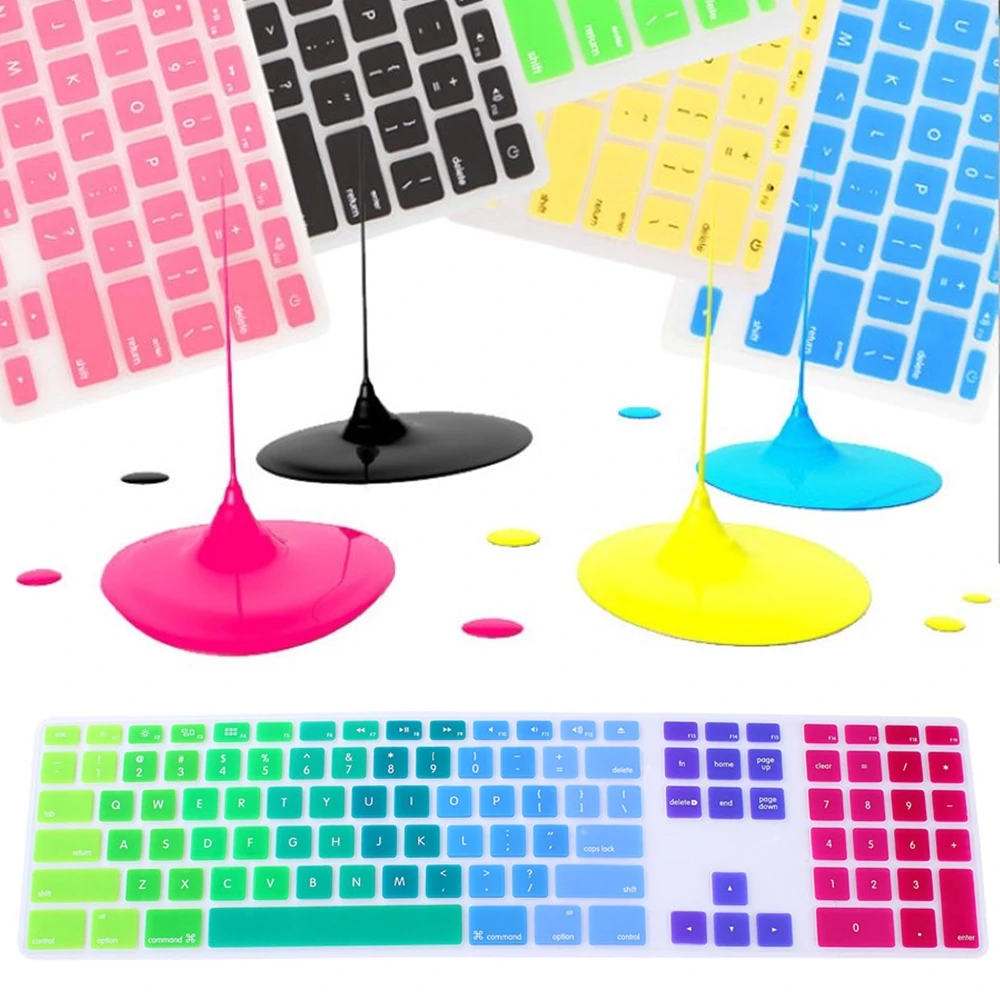 For Apple iMac Desktop Protector Flim Colorful Silicone Keyboard Cover Skin With Numeric Keypad For Apple iMac G5/G6 A1243
For Apple iMac Desktop Protector Flim Colorful Silicone Keyboard Cover Skin With Numeric Keypad For Apple iMac G5/G6 A1243