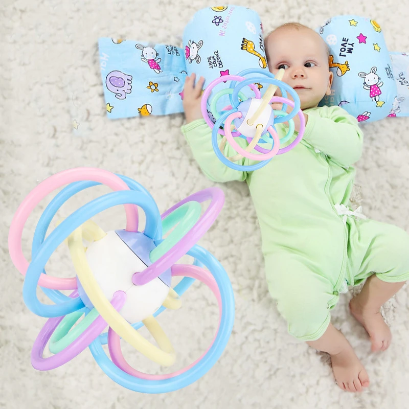 Brand New Baby Teething Balls Toys 3-12 Months Rattle and Sensory Safety Silicone Biting Teether Activity Rings Toy Baby Feeder
Brand New Baby Teething Balls Toys 3-12 Months Rattle and Sensory Safety Silicone Biting Teether Activity Rings Toy Baby Feeder