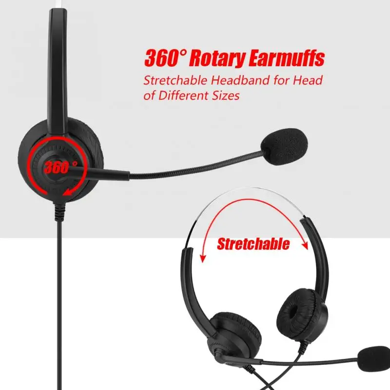 Call Center Headphone Noise Cancelling Headset With Crystal USB 3.5/2.5MM Plug For Customer Service/ Game/PC Headphones
Call Center Headphone Noise Cancelling Headset With Crystal USB 3.5/2.5MM Plug For Customer Service/ Game/PC Headphones