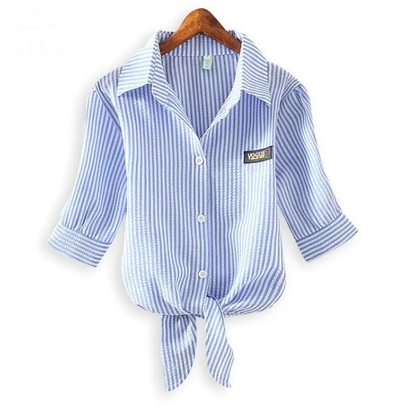 women shirts blouses Striped blouse blusas mujer Korean ladies tops blusas y Plus Size Clothing 4XL Chemise Femme camisa mujer
women shirts blouses Striped blouse blusas mujer Korean ladies tops blusas y Plus Size Clothing 4XL Chemise Femme camisa mujer