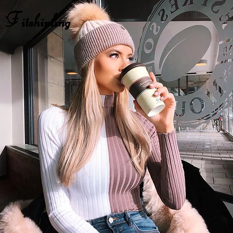 Fitshinling Patchwork turtleneck sweaters women pullovers korean fashion slim sexy crop sweater knitwear long sleeve jumper sale
Fitshinling Patchwork turtleneck sweaters women pullovers korean fashion slim sexy crop sweater knitwear long sleeve jumper sale